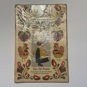 Vintage 1960 Pennsylvania Dutch Cookbook, New Holland Dealer, Amish recipes